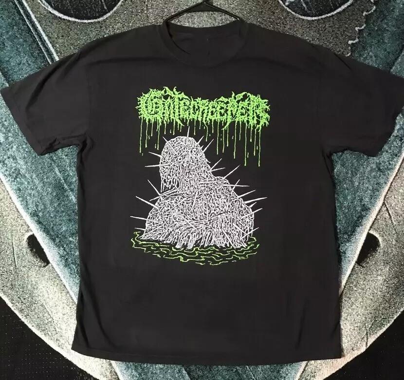 Gatecreeper- Узкая Короткий Рукав Хлопок Черный Все Размеры Рубашка Унисекс Футболка