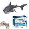 New High-quality Remote Control Shark High Simulation Scale Robot Fish with Light & Spray Water for Lake Bathroom Swimming Pool for Kids