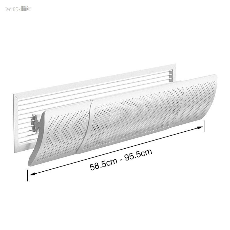 Central Air Conditioning Windshield Anti-Direct Blowing Adjustable Air Outlet Universal Air Conditioner Baffle Wind Deflector