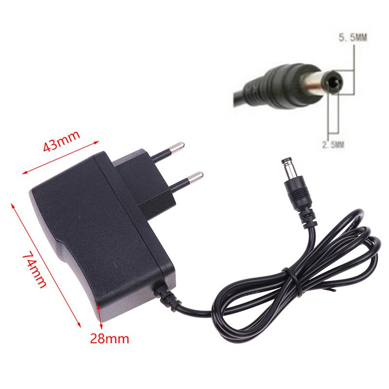 Ac Dc 9V 1A 1000Ma Power Adapter Supply Eu Plug Reverse Polarity Charger Adaptor