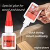 Strong Woodworking Adhesive Glue 20ml Fast Drying Transparent Welding Glue for Durable Bonding of Wood Plastic Metal and More