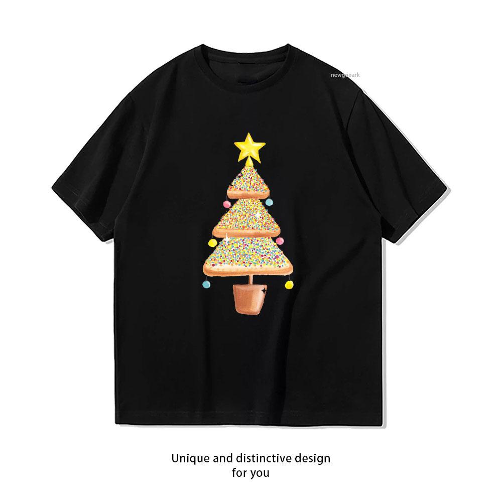 Fairy Christmas Fairy Bread TShirt Women Unisex Casual cotton graphic t shirts Creative streetwear Classic Oneck shirt