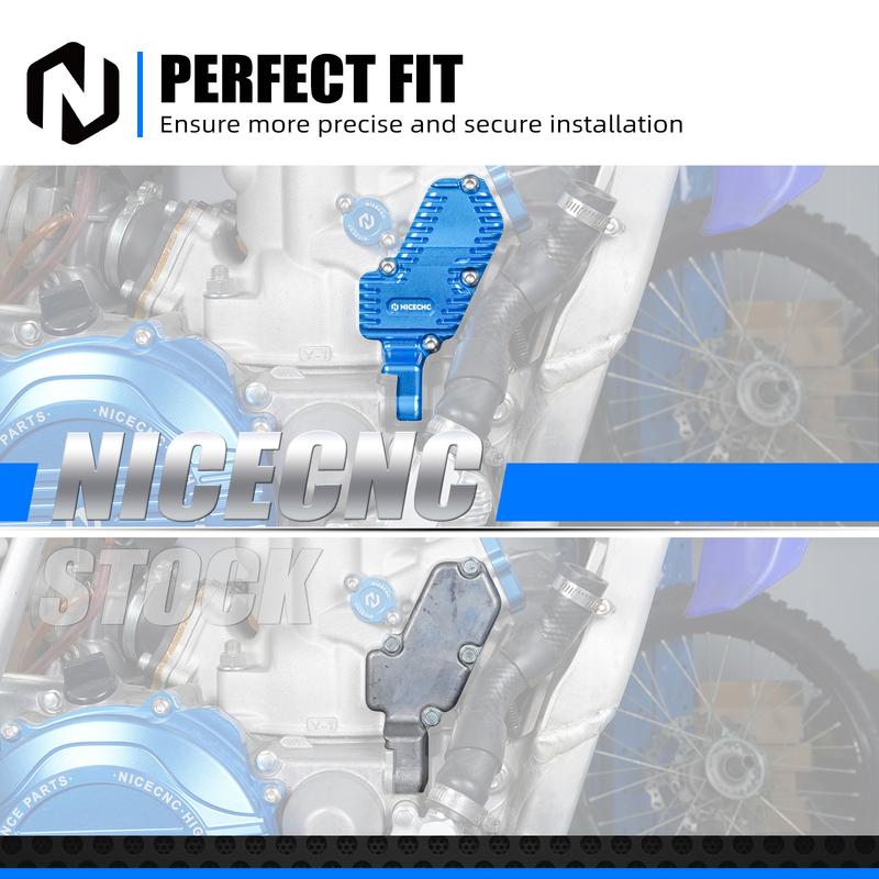 NICECNC For Yamaha YZ250 YZ 250 1999-2024 Motorcycle Aluminum Cylinder Power Valve Cover For Yamaha YZ250X YZ 250X 2016-2023