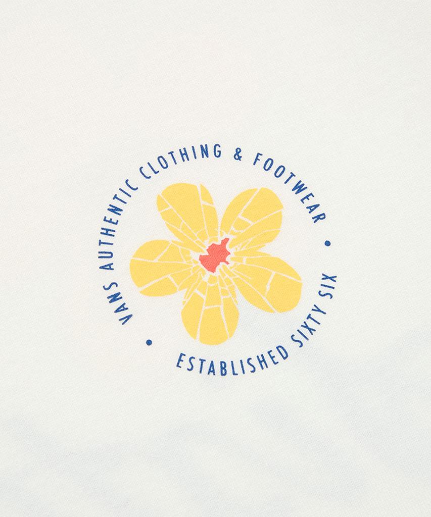 VANS New Flower Logo Short Sleeve Tee - Marshmallow / Vn000Nnrfs81