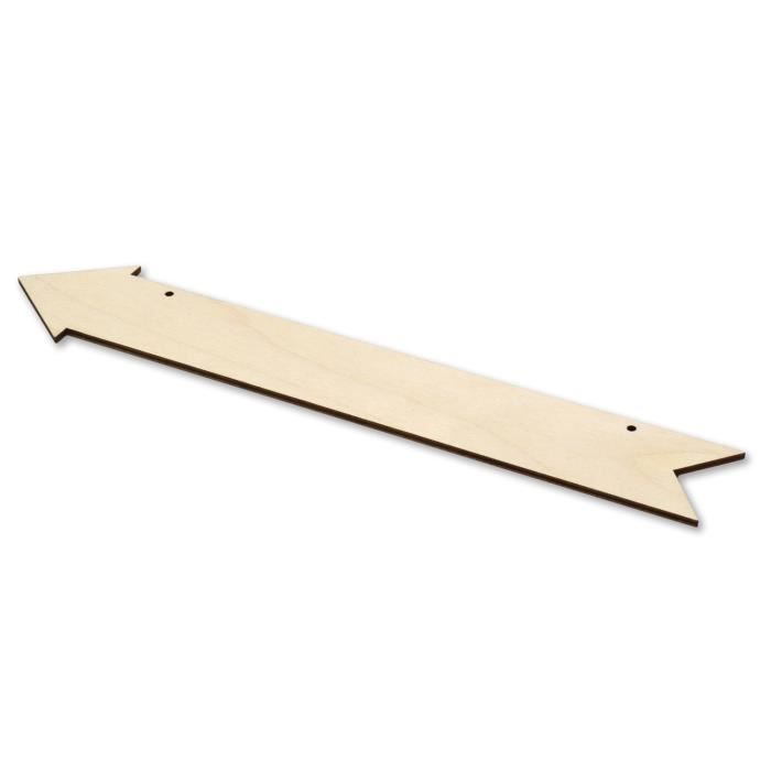 Flèches Décoratives - Creative Deco - 30 x 6 cm - Bois Contreplaqué - 5 pièces - A suspendre