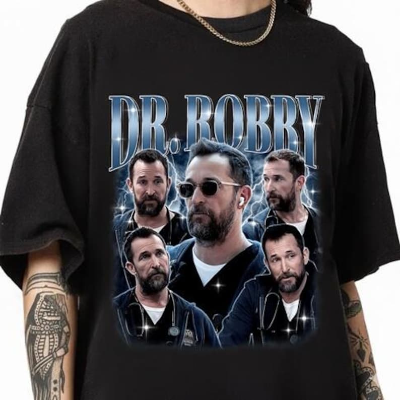 Доктор. Унисекс футболка Robby Vintage Bootleg, Др. Любитель Робби Фана, Дани актера, Подарок для фаната, Винтажная ретро кинофутболка