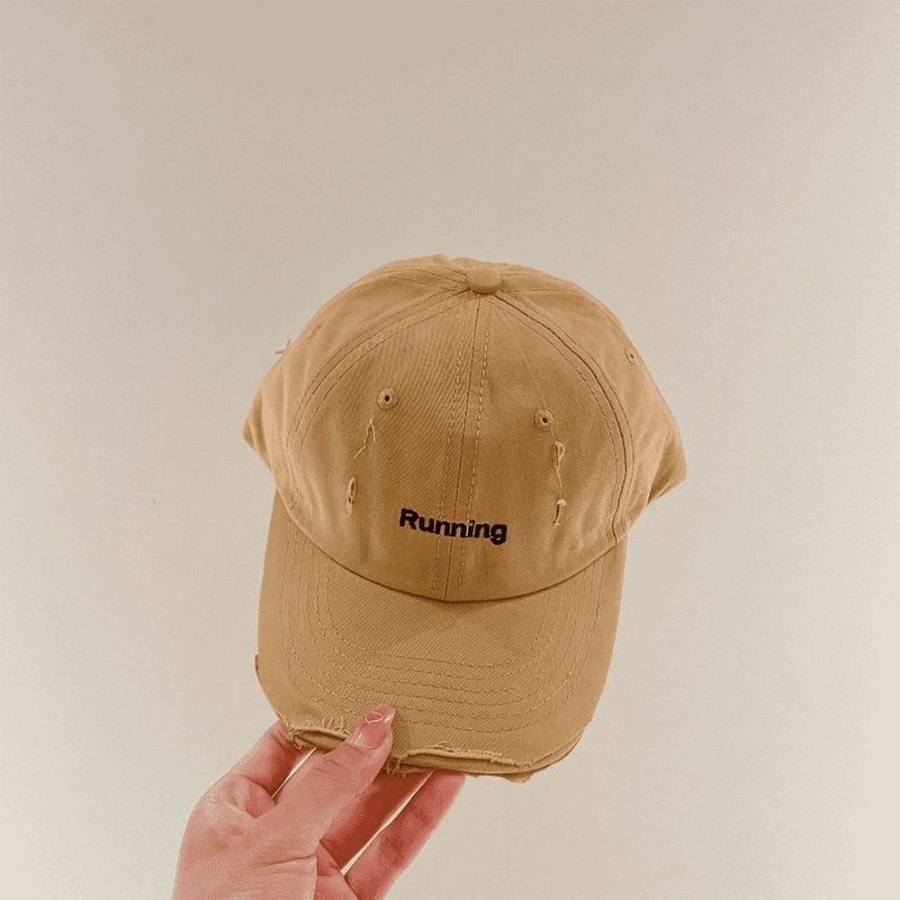 Candy Color Kids Baseball Cap Casual Toddler Sun Hat Fashion Korean Letter Cap Boys Girls