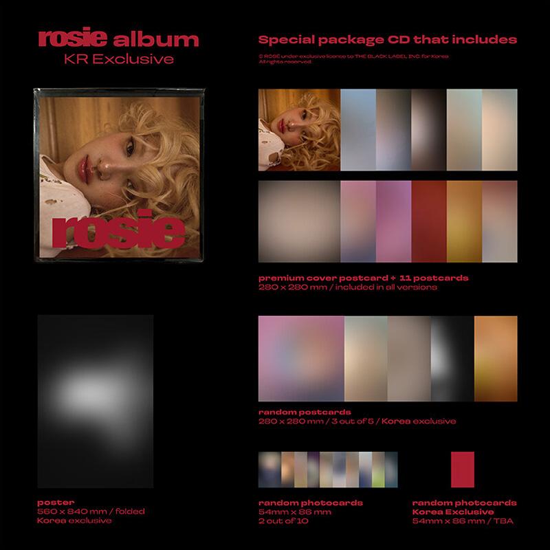 РОЗА (BLACKPINK) - ROSE первый студийный альбом 'rosie'