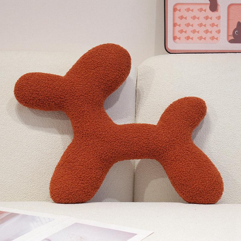 Мягкая спинка, подушка-плед для собаки, плюшевая игрушка, кукла-собака, кукла-собака, домашняя диванная подушка, подушка, тряпичная кукла