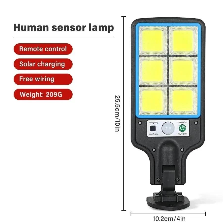 Несколько стилей наружных светодиодных солнечных уличных фонарей, водонепроницаемая индукционная солнечная лампа, садовая дорожка, двор, гараж, настенный светильник