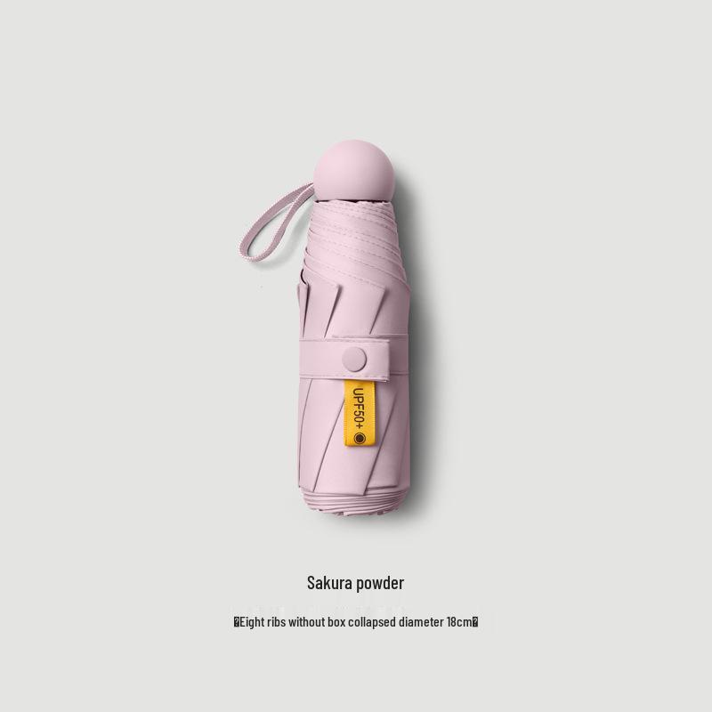 Скидка 50% на женский складной зонт от солнца с защитой от УФ-лучей - Ультралегкий, для дождя или солнца