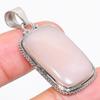 Natural Pink Opal Gemstone Handmade 925 Solid Sterling Silver Pendant 1.75" O2I06