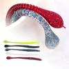 8Pcs/Set Fishing Lure Flashing Chip Design High Lure Effect Portable Floating Worm Like Bait for Outdoor