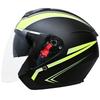 3/4 Helmet Double Lens Half Helmet Electric Car Helmet Men and Women Four Seasons Universal Riding Safety Helmet