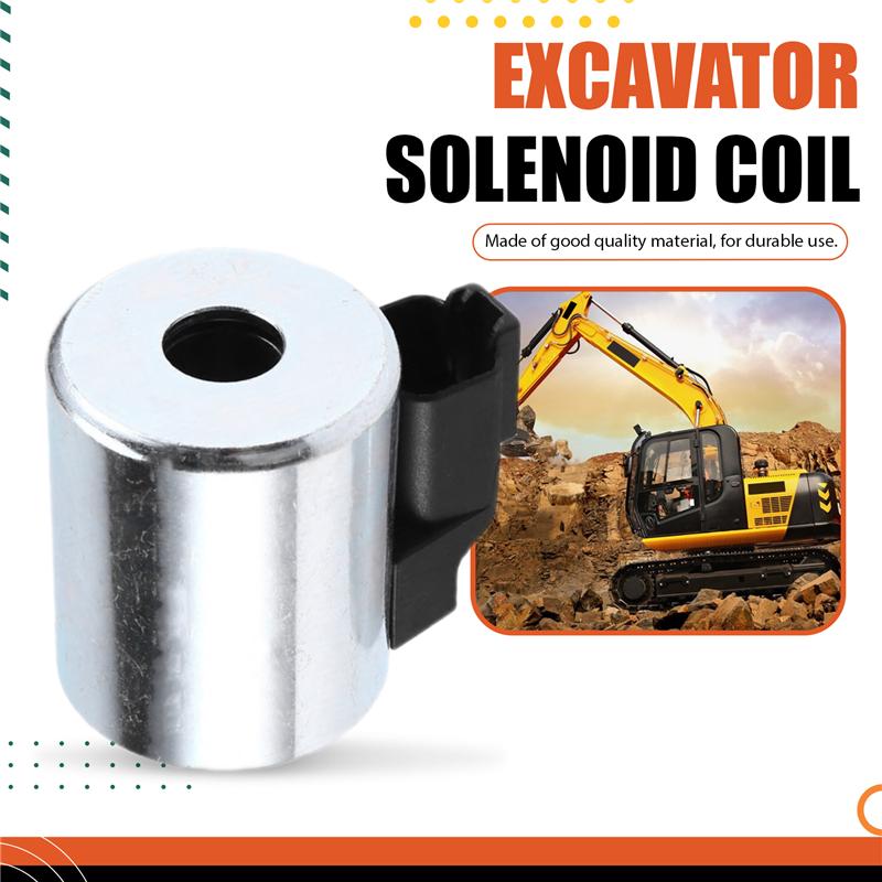 Excavator Parts 12V 24V 4304012 Pilot Solenoid Coil For JCB Sany Inner Hole 13Mm Inner Hole 13Mm 12V