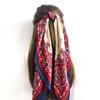 Flower Silk Square Scarf Women Satin Shawl Wrap Hijab Female Hair Band Wrist Luxury Headkerchief 70*70cm Echarpe  Bandana