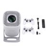 Small Projector 1080P FHP 4K WiFi Bluetooth 200ANSI Brightness 180 Degree Rotatable Portable