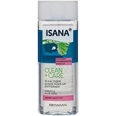 Средство для снятия макияжа с глаз ISANA Clean+Care Oil, 2 шт., 100 мл