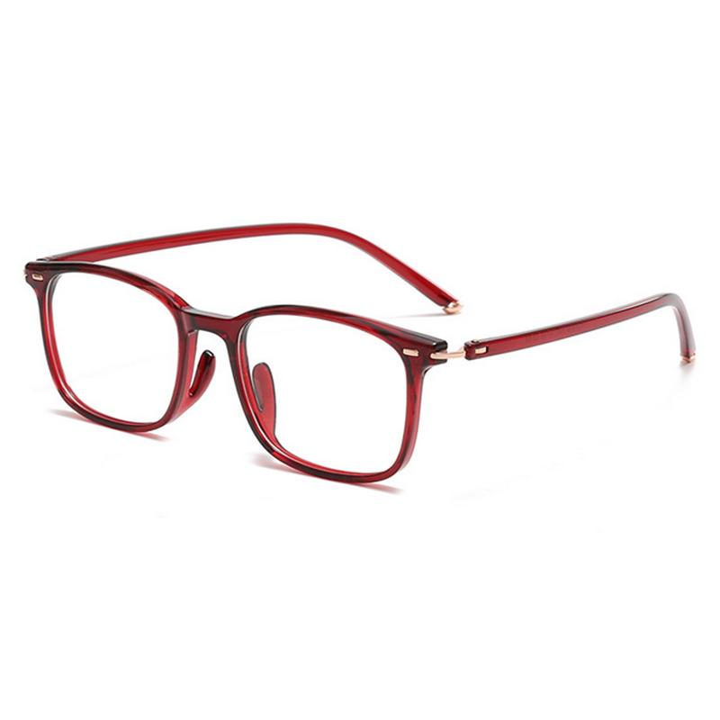 Ultra-Light Durable TR1349 Eyeglass Frame for Myopia Business Anti-Blue Light Student Natural Look Square Frame Eyeglasses