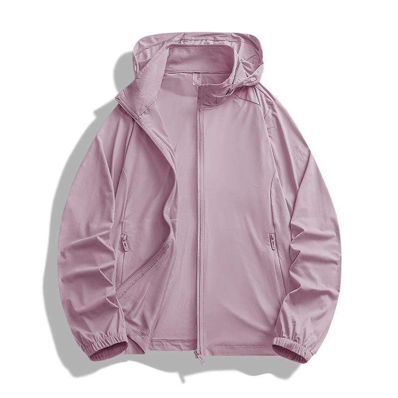 Унисекс куртка из ледяного шелка с защитой от УФ-лучей: Летняя рыболовная солнцезащитная куртка