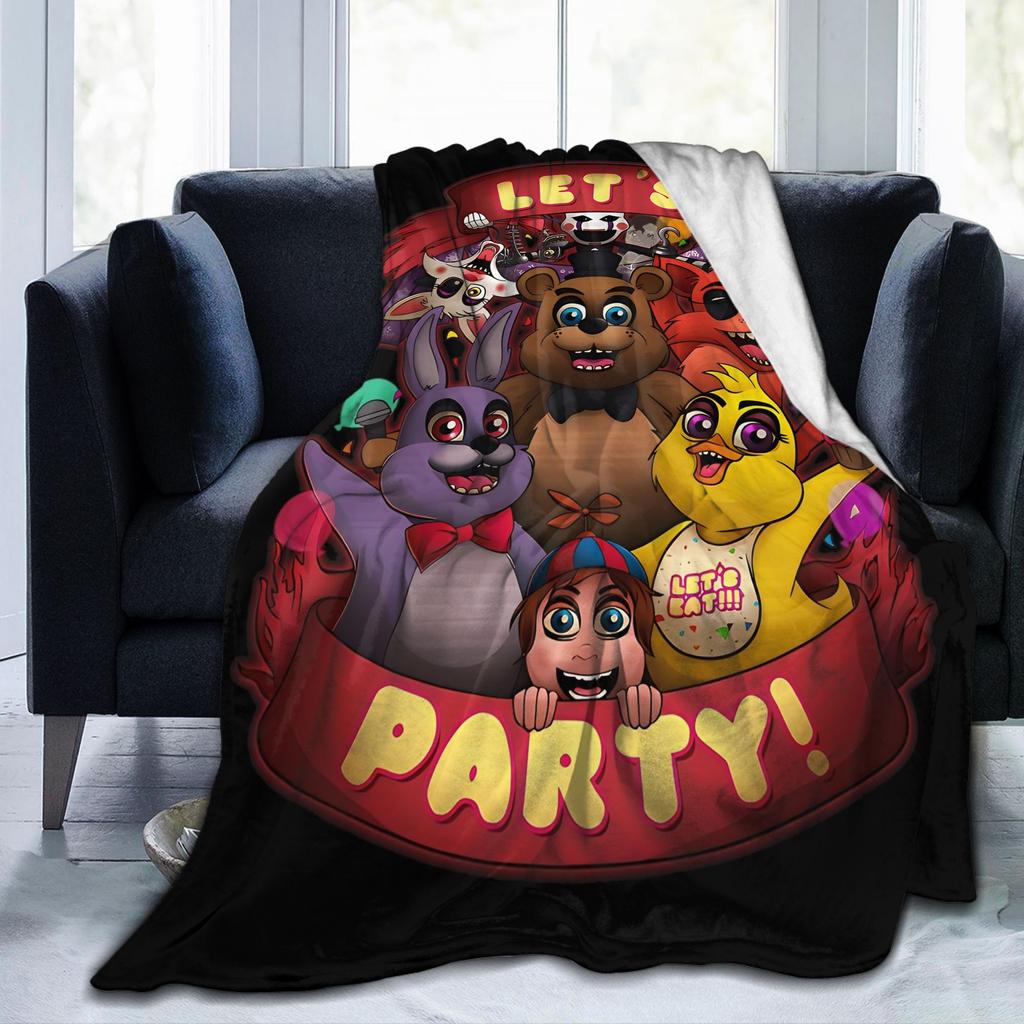 FNAF У Фредди Давайте Веселиться Плед Бархатный Осенне-Зимний Многофункциональный Супер Теплый Плед для Дивана Офиса Покрывало
