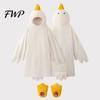 Duck Onesie for Children Funny Goose Costume Kids Adults, Hooded Animal Pajamas Pajamas, Soft Plush Wearable Blanket, Halloween Cosplay Toddler