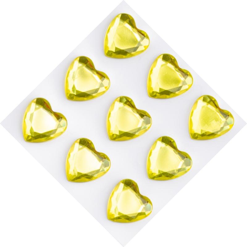 3D Acrylic Diamond Crystal Stickers Love Heart Face Gems Stickers for Party Show DIY Crystal Rhinestone Temporary Tattoos 4/18mm