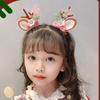 Цветок Рождественская заколка для волос Хан Аксессуары для одежды Рог оленя Головной убор Заколка с рогами Подарок