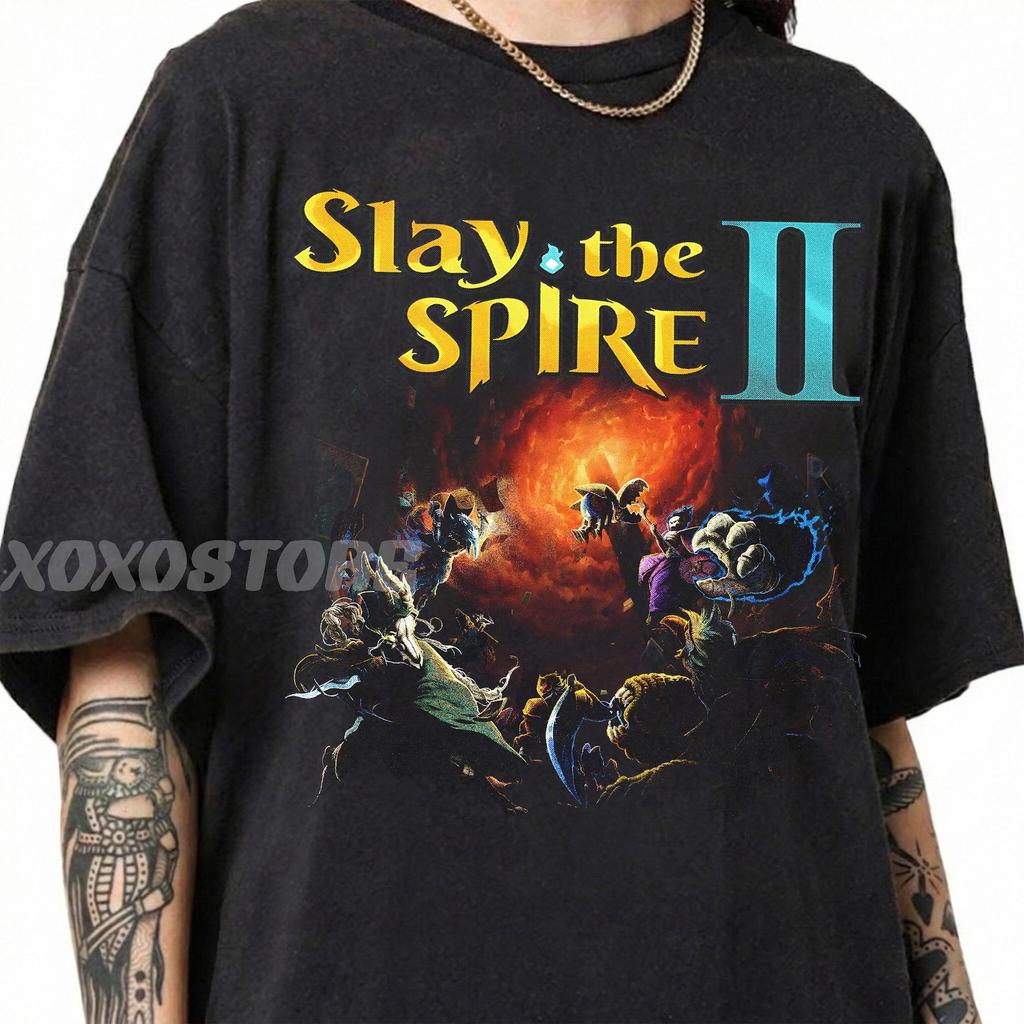 Vintage Slay The Spire 2 and kids tshirt, Indie Game Graphic Tee, Unisex Gaming Gift