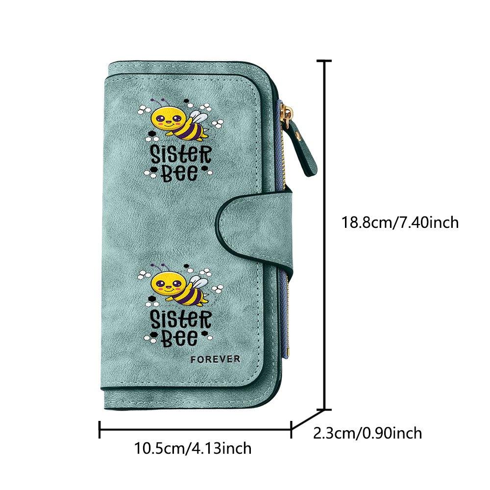 Cartoon Bee Men's Large Capacity Wallet with Business Card Slot and Cash Pocket, Suitable for Formal Occasions and Office Use, Ideal Gift for