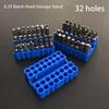 High Elasticity Bit Holder PVC Screwdriver Drill Bit Organizer Hex Shank Organizer  6.35MM Shank
