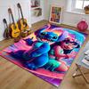 1pc S-Stitch Design Printed Area Rug Carpet for Bedroom Living Room Home Decor Rugs Mat Non Slip Mat Rug for Bedside