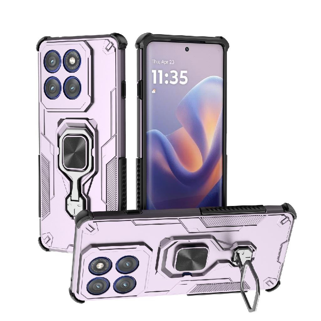 Бронированный чехол для Motorola Moto Edge 60 Pro 60 Fusion 60 Stylus 5G Чехол Магнитное кольцо-подставка Защита объектива Ударопрочный Коке