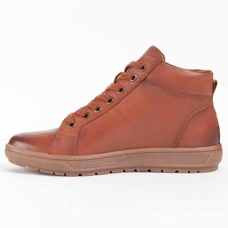 Botín Casual De Piel Para Mujer. Purapiel Botilina 99463