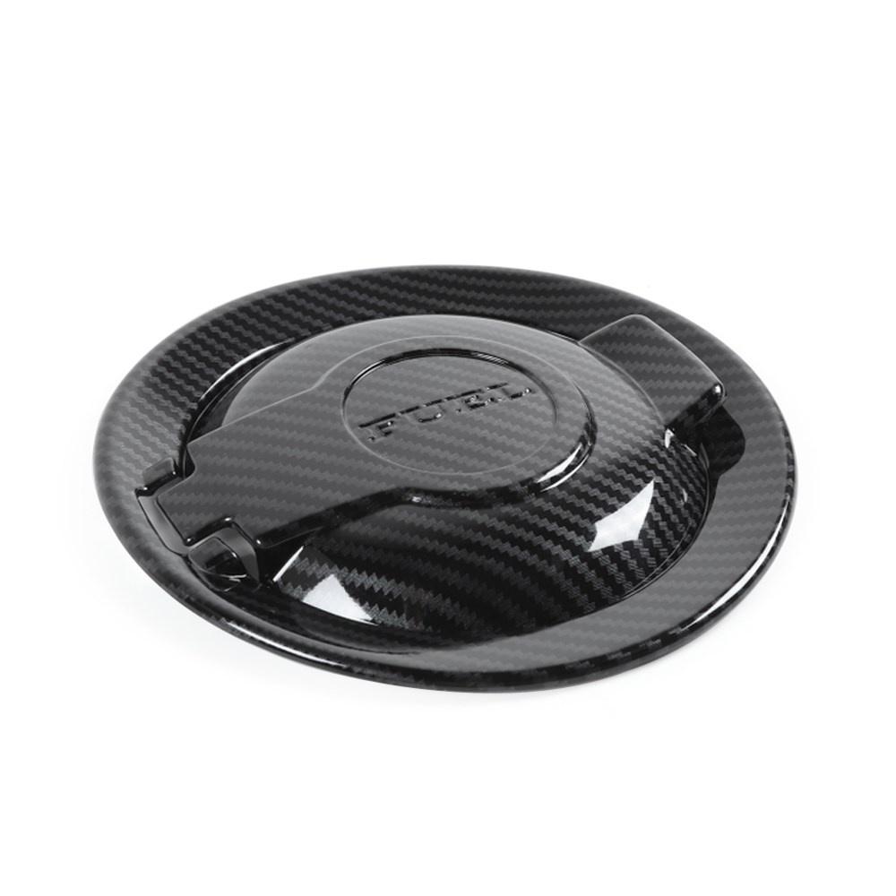 ABS Carbon Fiber Fuel Tank Cover Door Gas Filler Cap Fit For Challenger 2009+