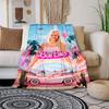 1 шт. Мультяшное одеяло Barbie Dreamland Adventure, Портативное покрывало для путешествий и кемпинга, Уютное одеяло для всех сезонов, Идеальный подарок