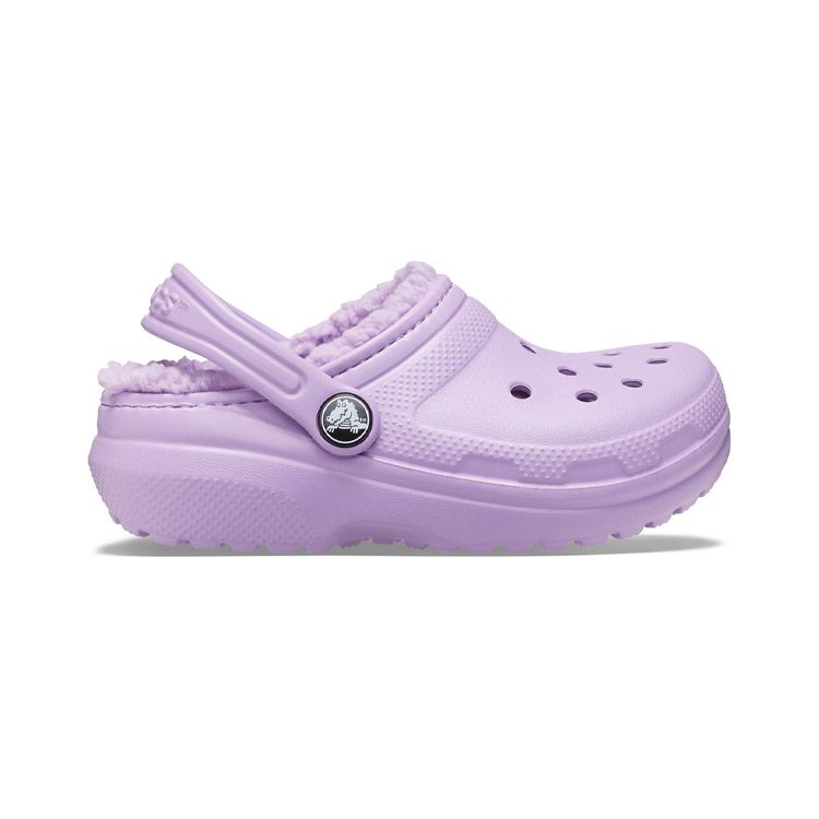 Crocs Классические пушистые сандалии Детские сандалии Сиренево-фиолетовые 203506-5PR
