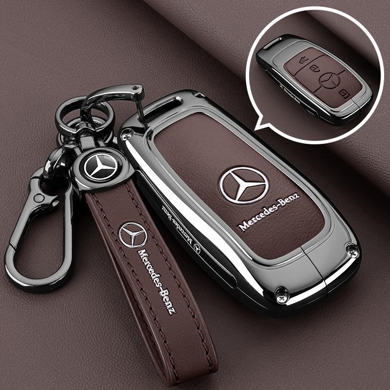OQA4 Чехол для ключа автомобиля для Mercedes Benz C E S Class GLC CLE EQE W206 W214 W223 S350 S400 S450 E300 Брелок