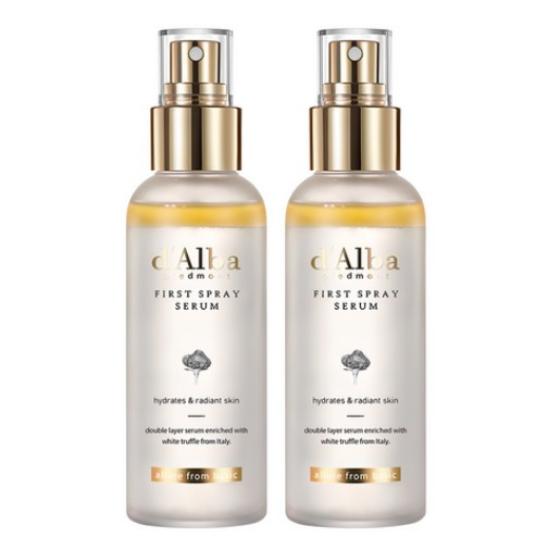 Сыворотка-спрей Dr.Alva с белым трюфелем First Spray Serum, увлажняющая, осветляющая, 100 мл x2