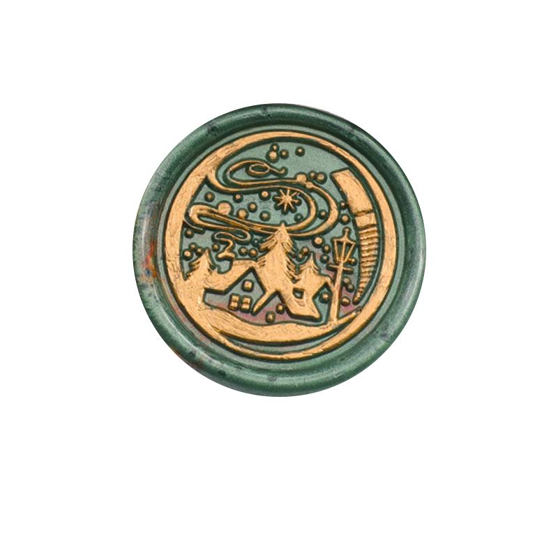 Рождественская восковая печать штамп старинная запечатывающая головка штампа для рождественской упаковки подарков открытки DIY скрапбукинг конверты приглашения