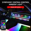 1 в 1 1 в 2 светодиодная лента Symphony Car LED Phantom Atmosphere Light с управлением через USB-приложение 5 В автомобильная декоративная внутренняя лампа универсальная