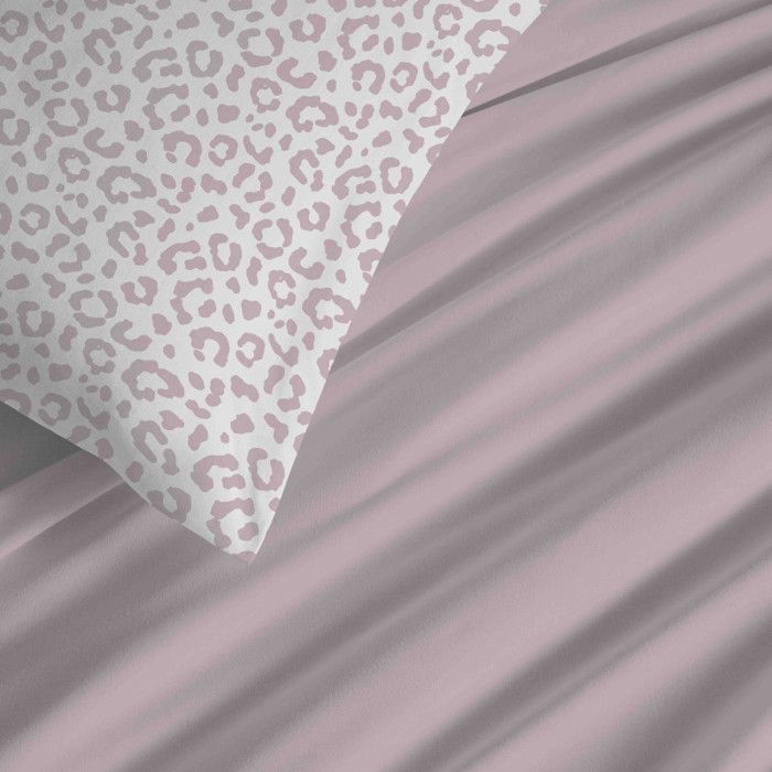 Pack complet housse de couette réversible "Vanessa" 6 pièces pour lit 160 x 200 Diana Blush