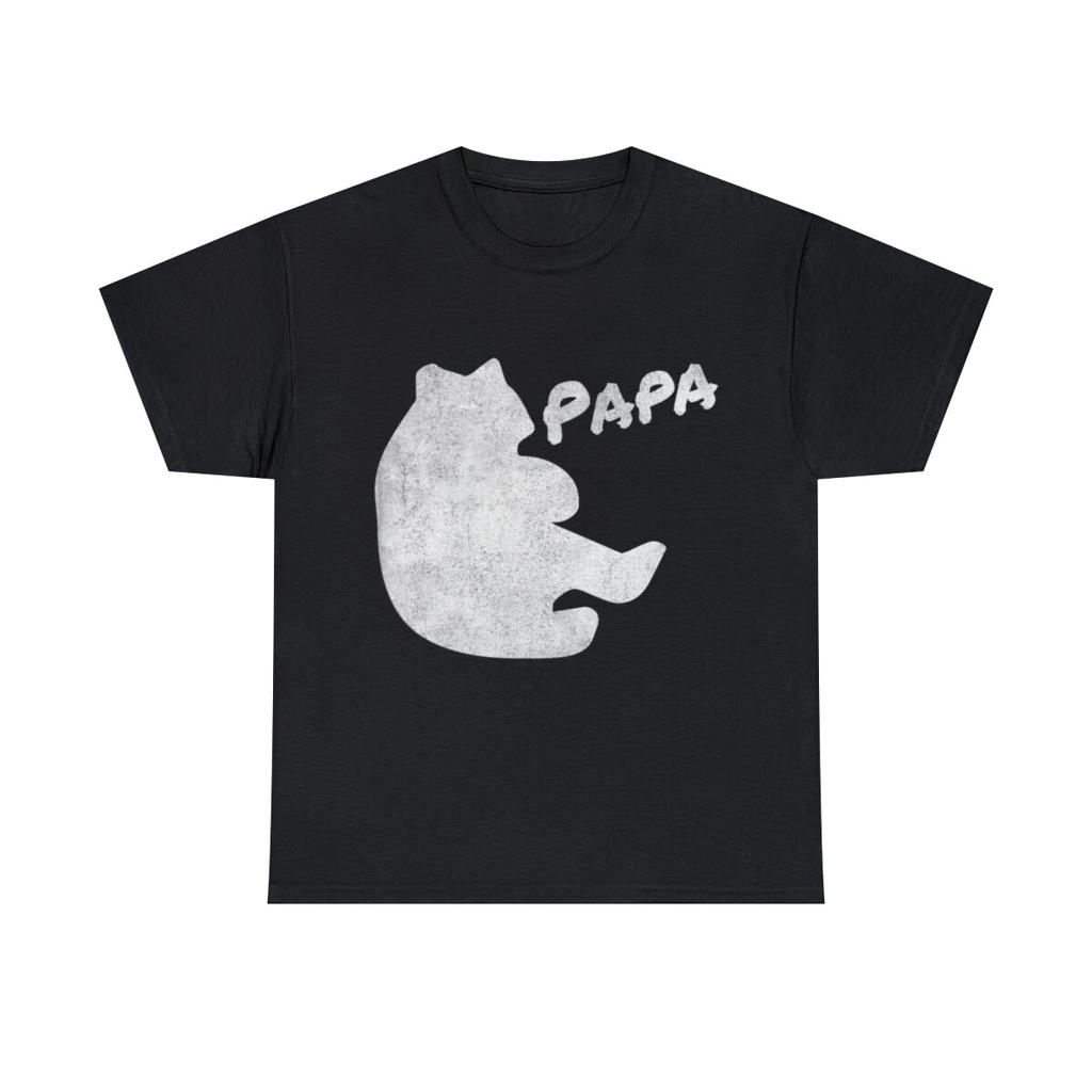 Papa Bear Retro Graphic Tee Shirt, S-5XL