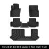 Экологичные коврики в салон и багажник Mazda CX-90 2024-2025 из TPE