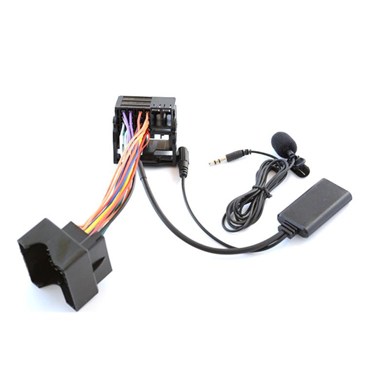 Bluetooth Aux адаптер с микрофоном для звонков в режиме громкой связи для BMW E60 E66 E70 E82 E87 E90 E92
