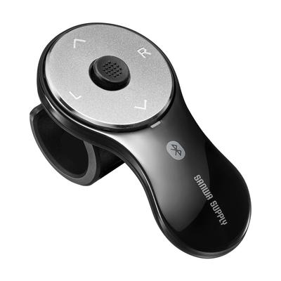 SANWA DIRECT Bluetooth-кольцо, совместимое с PowerPoint и пальцем [Улучшенное управление] Мышь, Перезаряжаемая, Keynote, Windows/Mac, 5-кнопочная мышь,