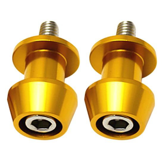 2Pcs 8/10mm Metal Motorcycle Motorbike Swingarm Spools Slider Bolt Accessories