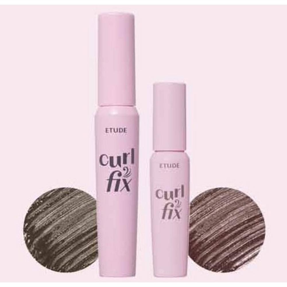 Etude Тушь для фиксации завивки Мини 4 г Коричневая, Корейская