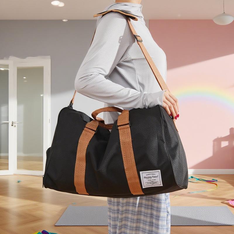 Duffel Bag, Travel Bag, Luggage Bag, Large Capacity, for Business Trips, Lightweight, Can Be Placed On the Handle, Oxford Cloth Bag, Cross-body Style