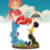 Enchanting Miyazaki Anime Ponyo And Sosuke Figurine Model With Captivating Details